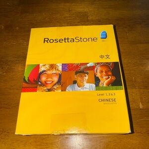 Rosetta Stone Chinese Mandarin Level 1, 2 & 3 Set 3 PC Mac Language Learning